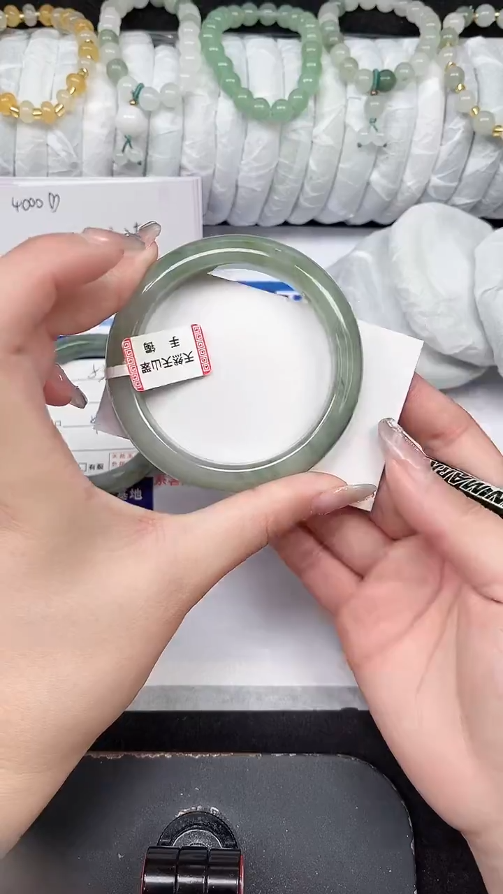 未镶嵌手镯石英质玉54-56/57