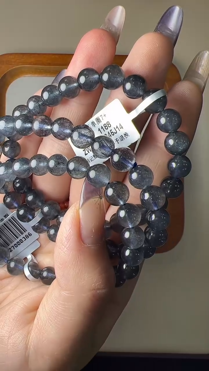 【闪购商品】水晶手链未镶嵌ZW3147约7mm多样性发一件