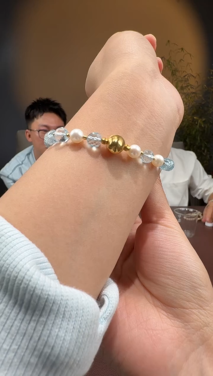 颈饰18K金镶嵌水晶110-628-11.29多样性拍一发一