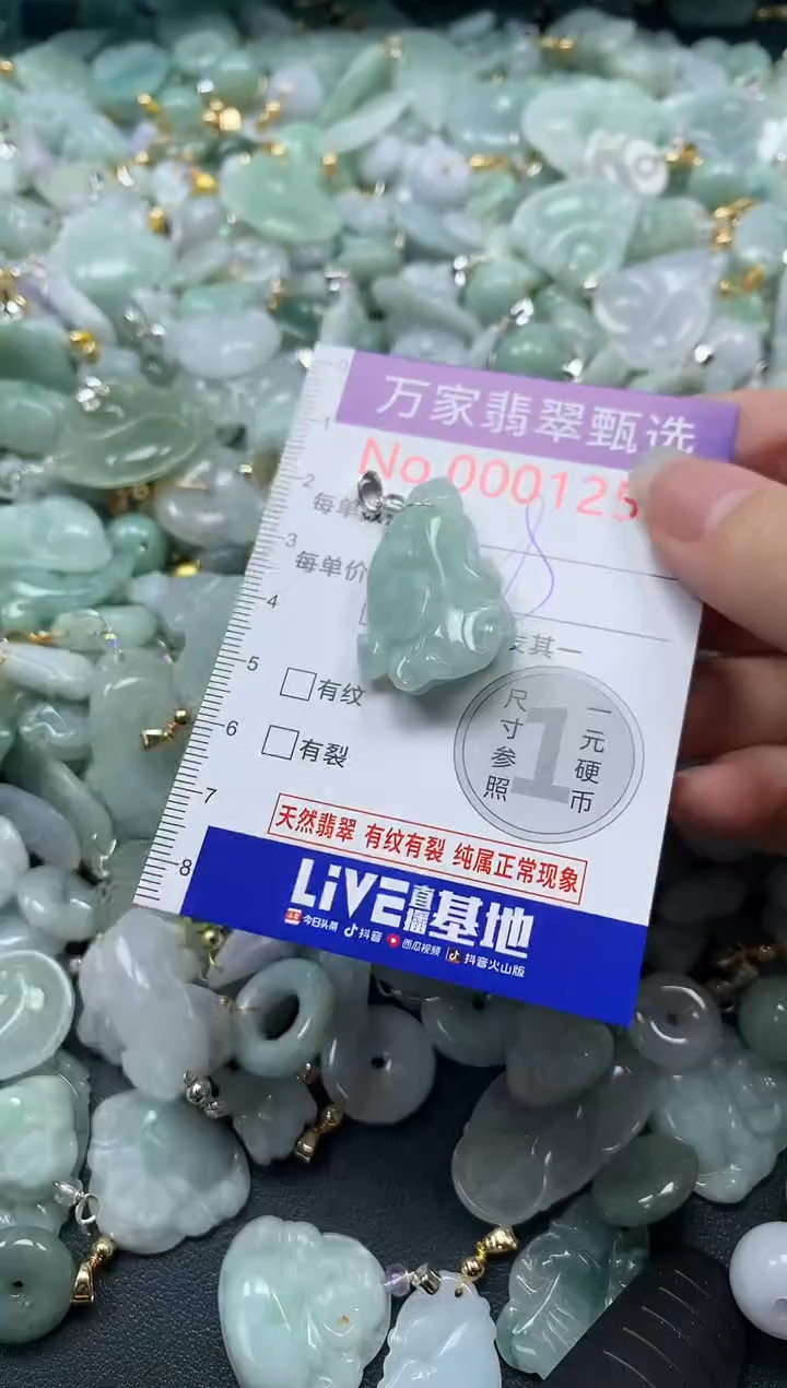 吊坠(不含链)未镶嵌翡翠1258