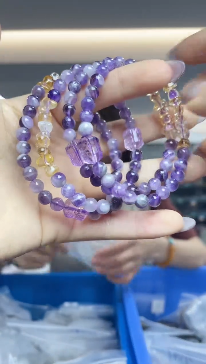 水晶手串未镶嵌（多样性发一件）