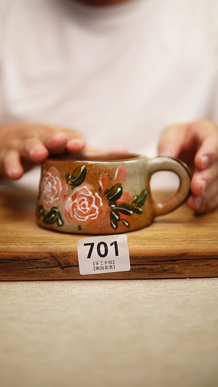 @@陶园瓷舍@@纯手工手绘@高温釉下彩