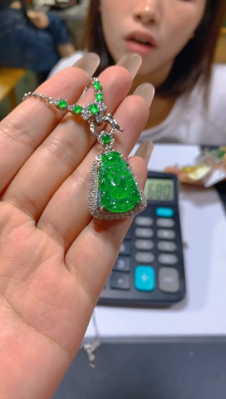 颈饰未镶嵌翡翠多样性发一