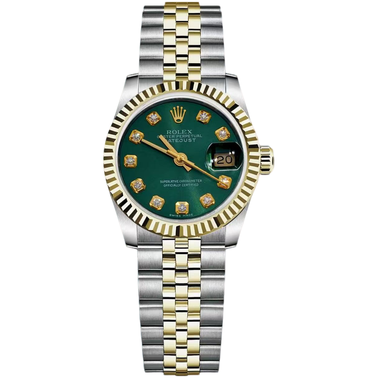 99新 Rolex/劳力士 日志/绿盘/钻刻/机械款/九月/26盘/11.01
