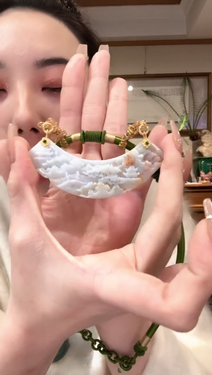 【闪购商品】翡翠颈饰未镶嵌国风