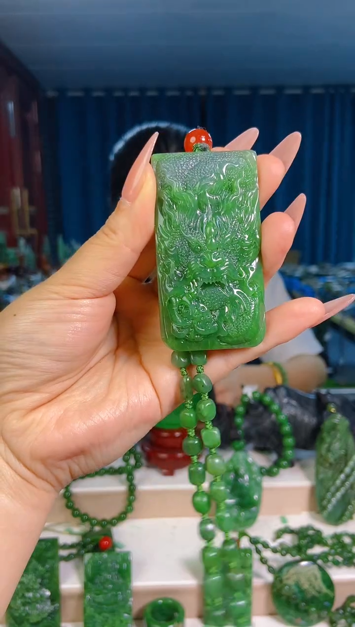 和田玉未镶嵌挂件1