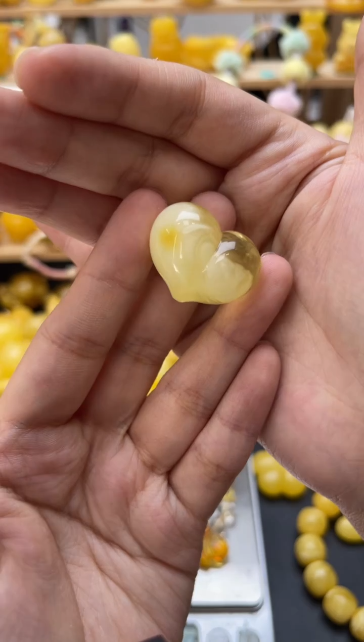 琥珀未镶嵌珠宝奇石062琥珀蜜蜡微瑕