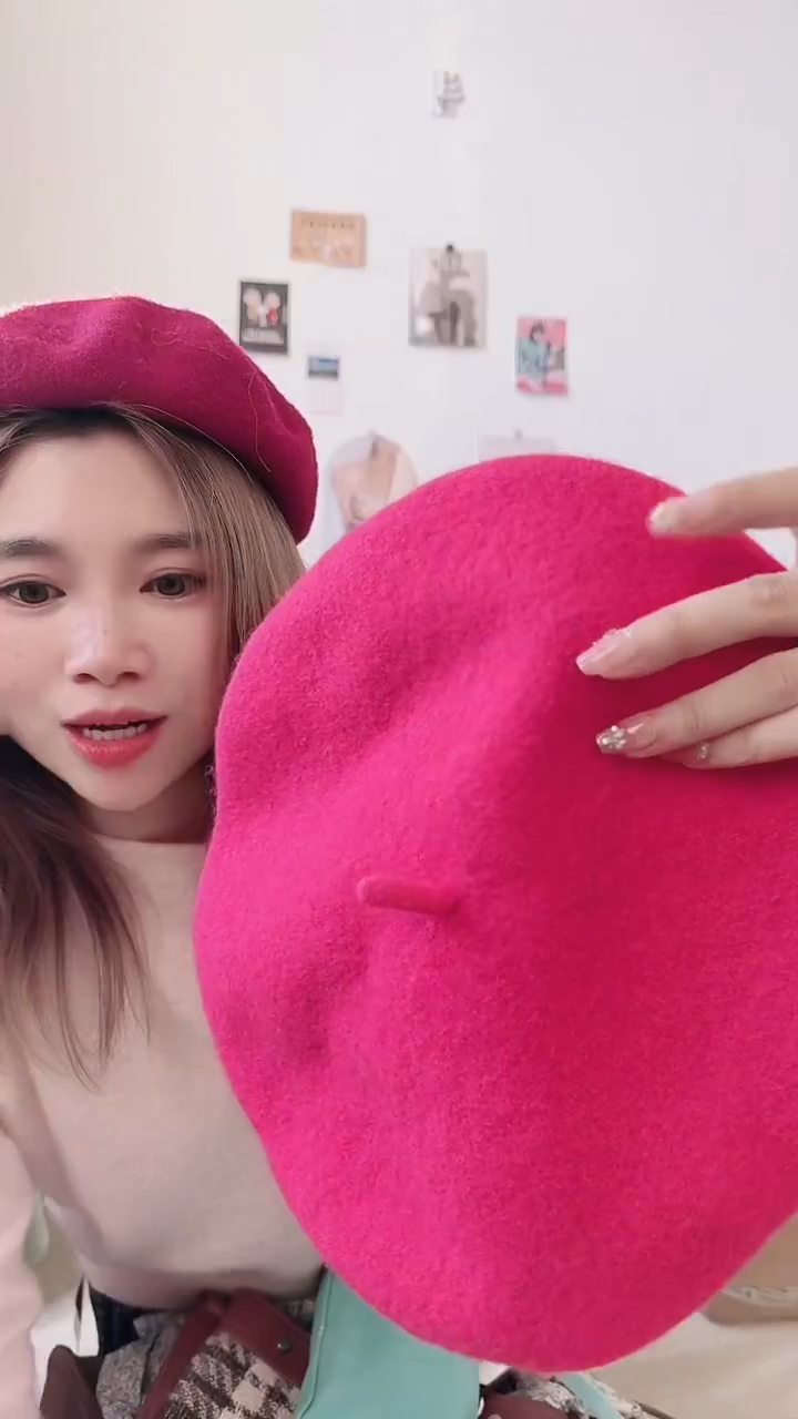 Tpu粉色贝雷帽福利