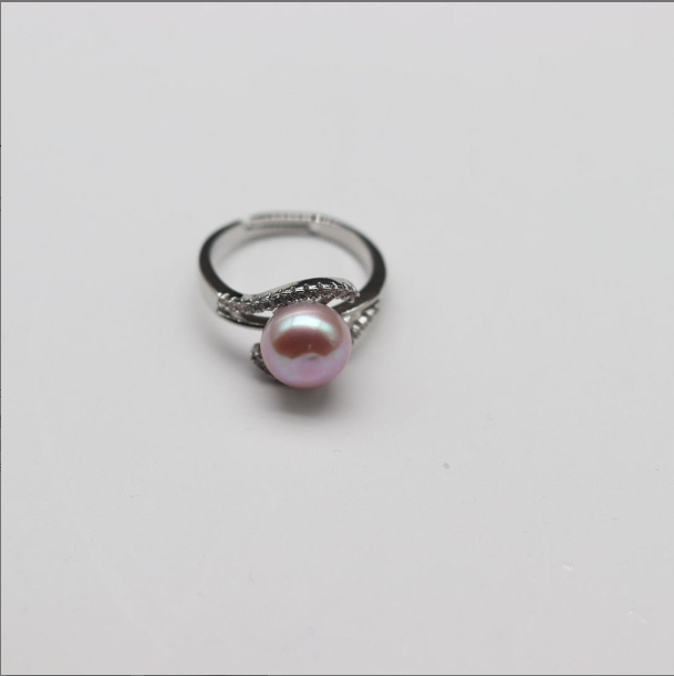 铜合金合成锆石戒指 时来运转紫色活口戒指