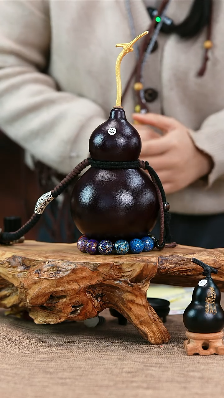 【闪购商品】164—光岳葫天然大漆酒葫芦不含漆珠