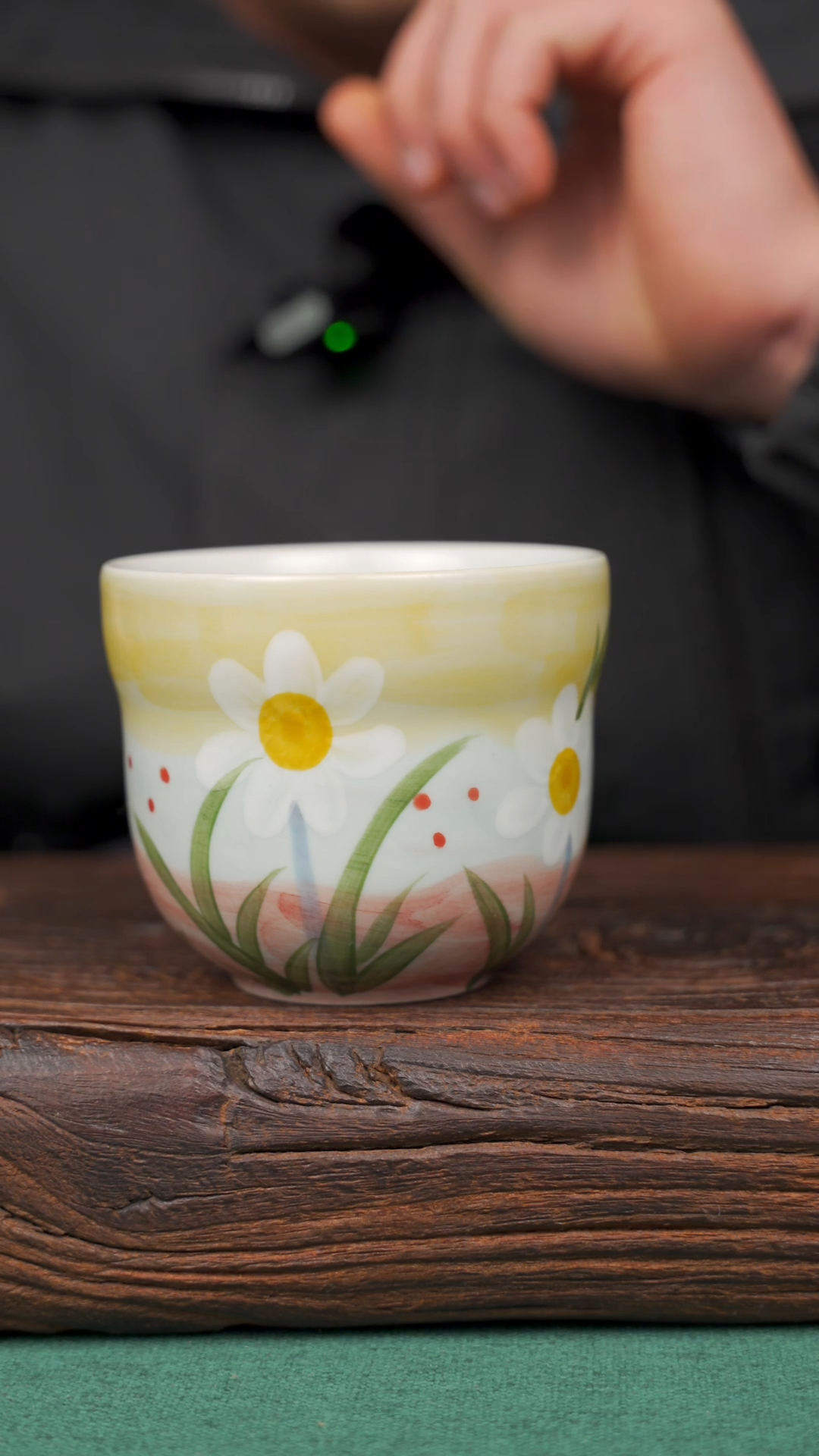 【闪购商品】瓷片53景德镇杯釉下手工手绘瓷器