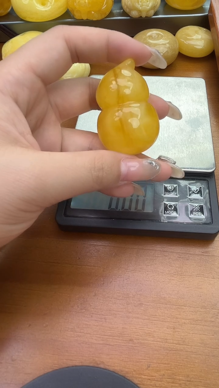 裸石琥珀未镶嵌琥珀蜜蜡吊坠