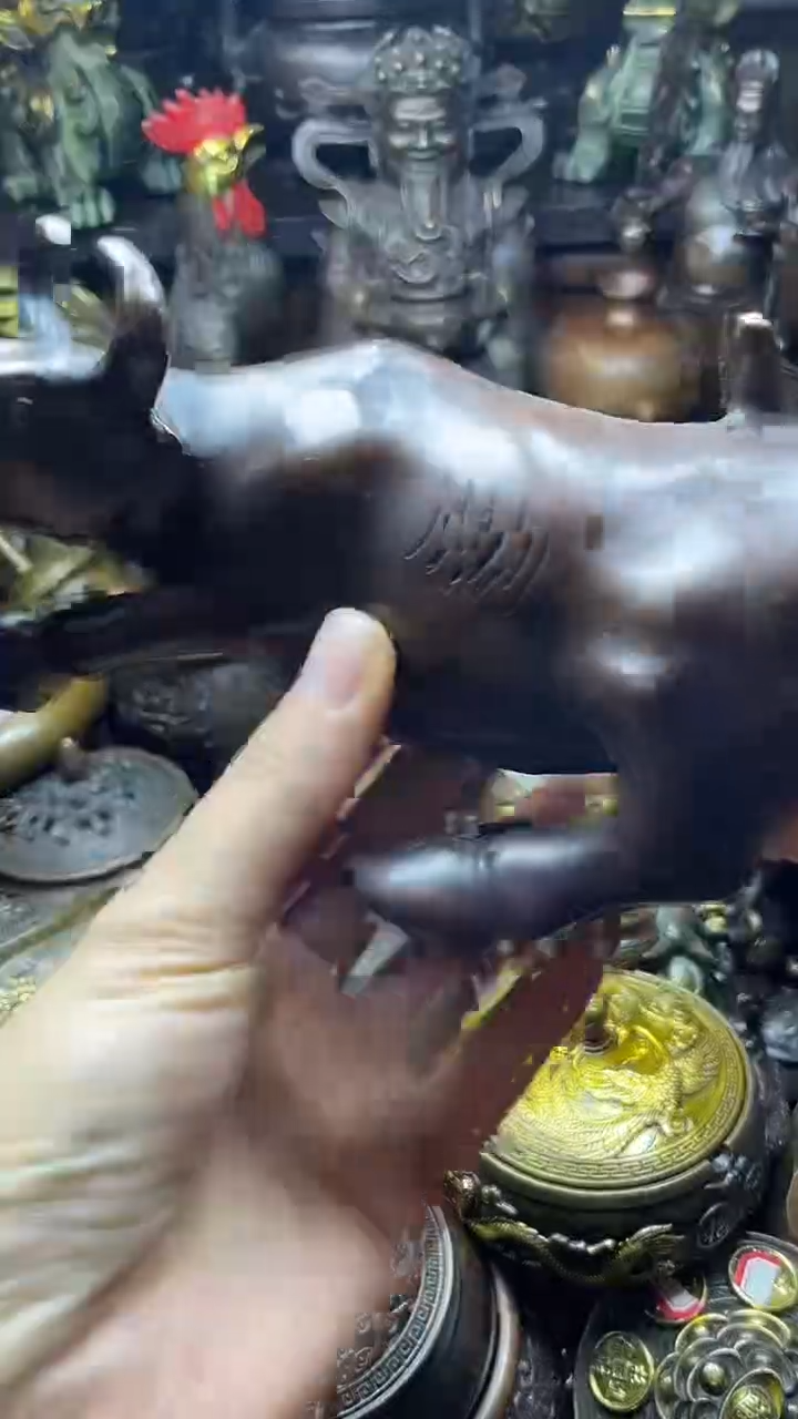 闪购链接，点击下单，有运费险，铜摆件