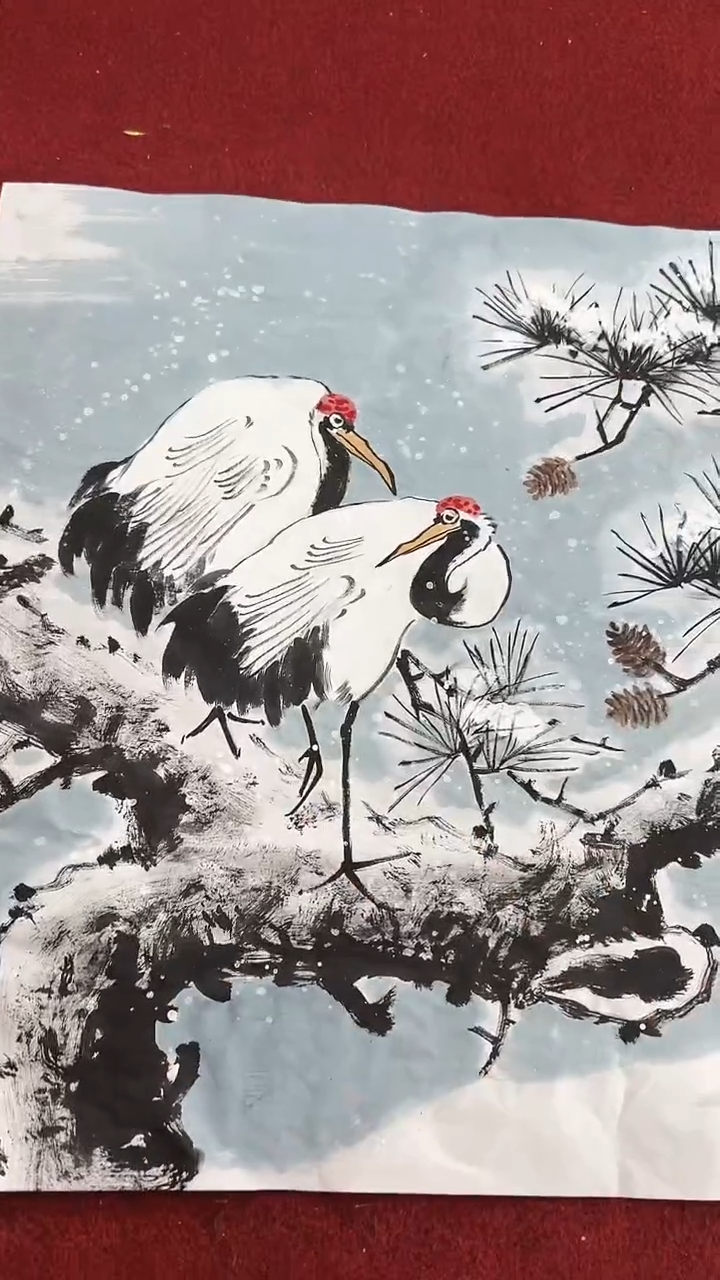 国画李火庆/国画/花鸟