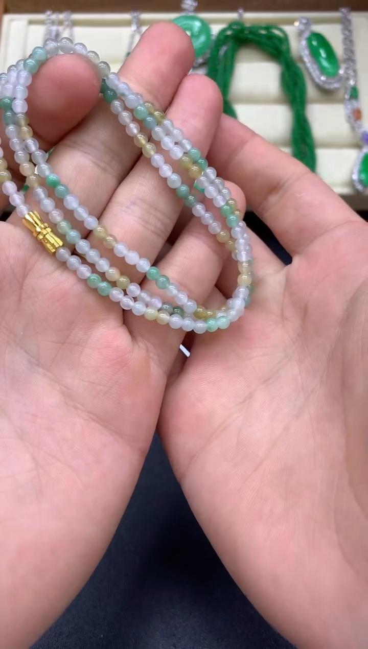 翡翠未镶嵌颈饰220-中国好珍宝
