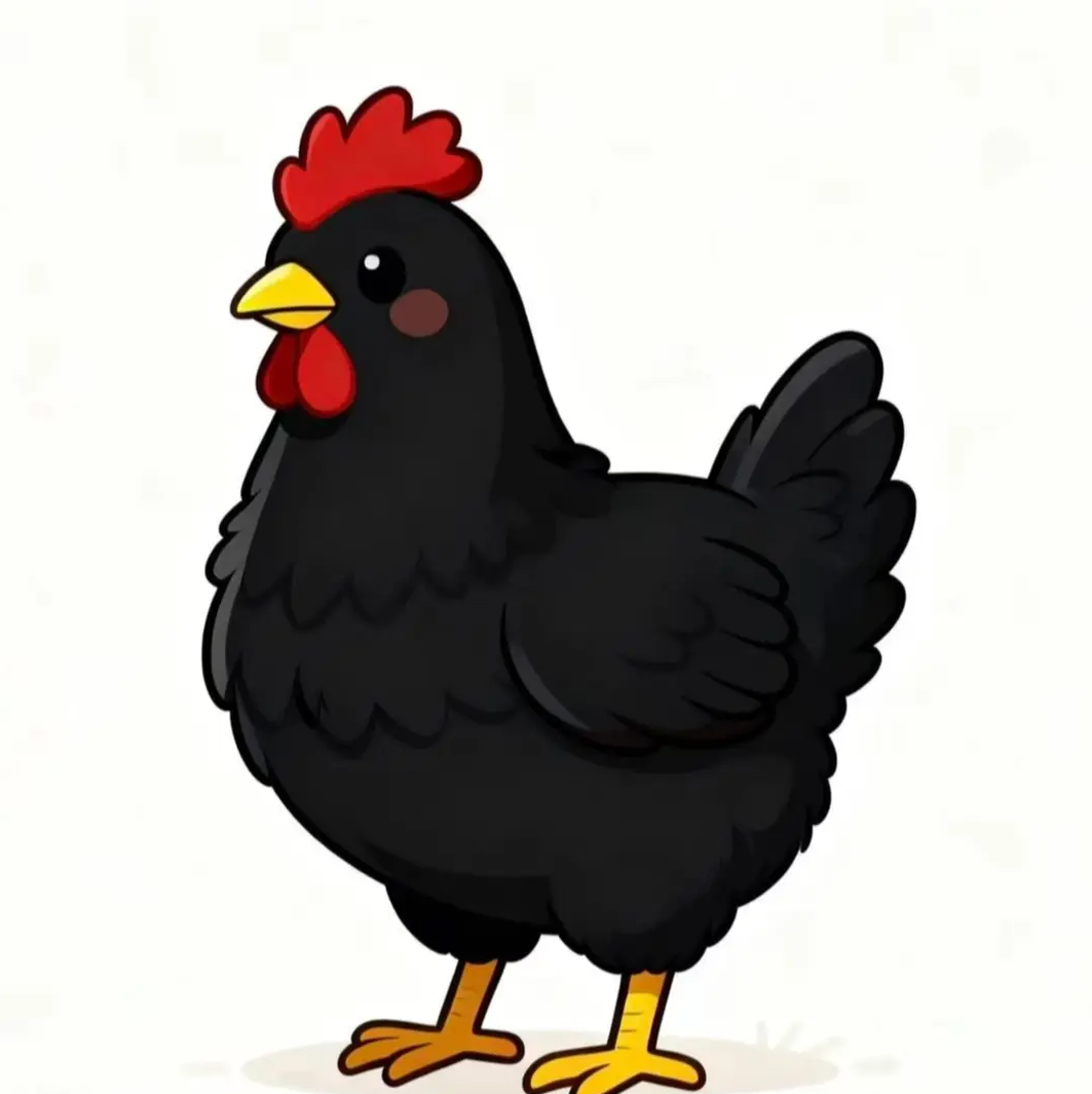 【7只叶秋黑凤鸡场F】单只1.3斤整鸡发货