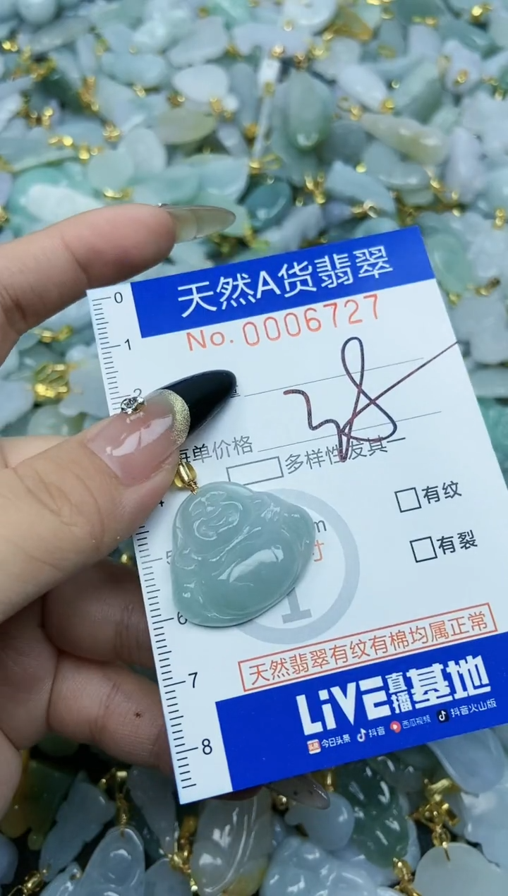 【闪购商品】翡翠颈饰未镶嵌天然A货翡翠