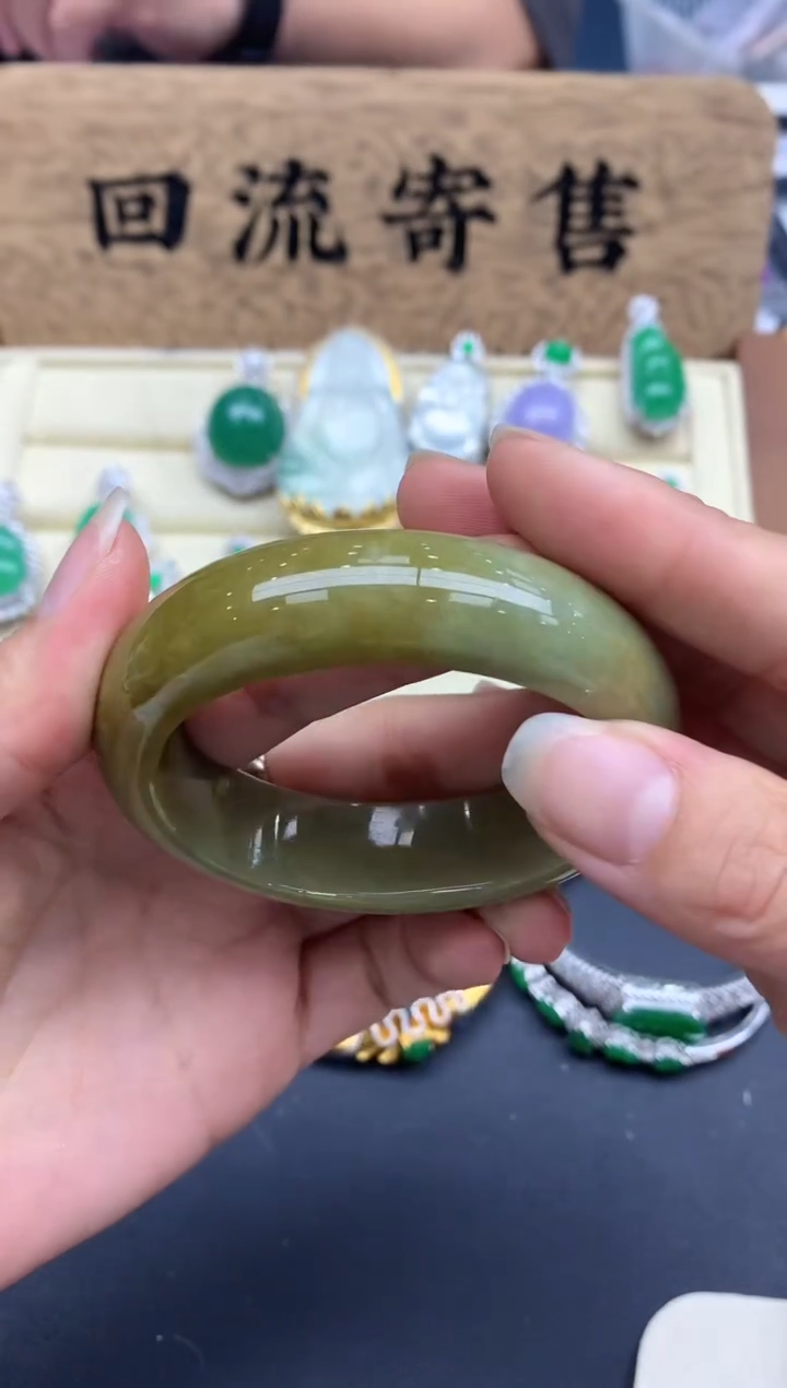 【闪购商品】翡翠手镯未镶嵌595-中国好珍宝
