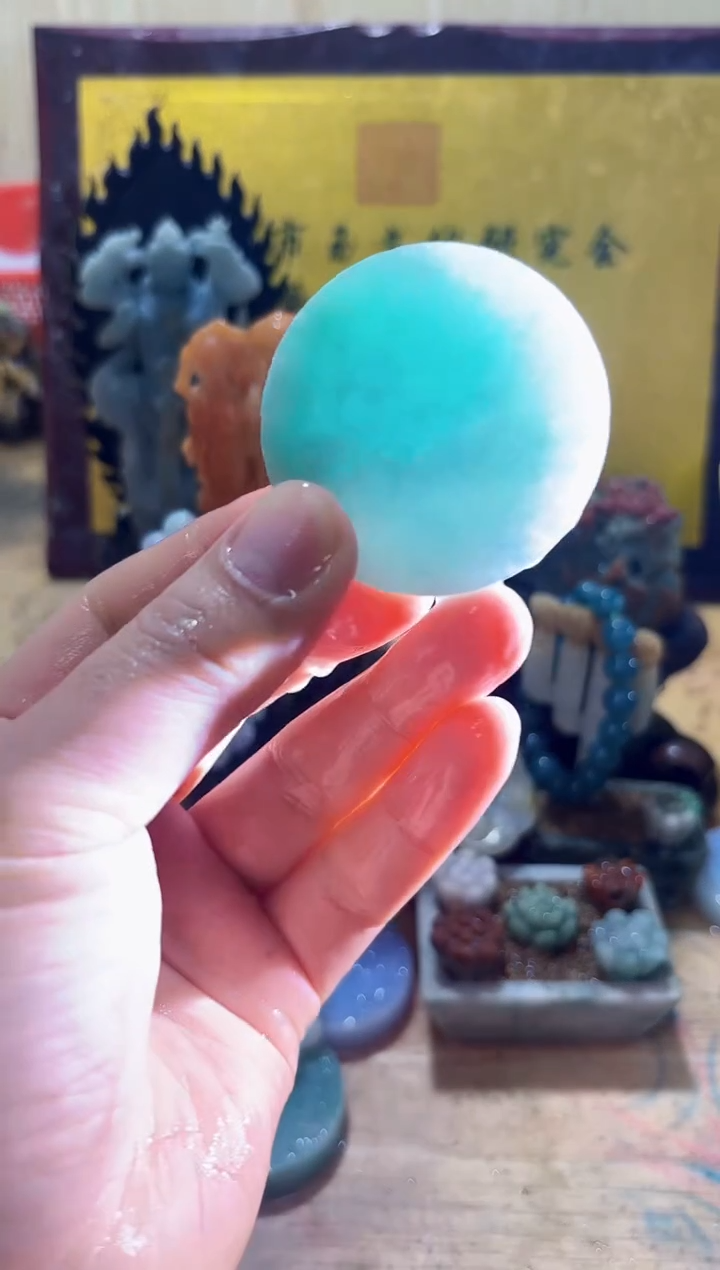 未镶嵌挂件翡翠A货常星8155