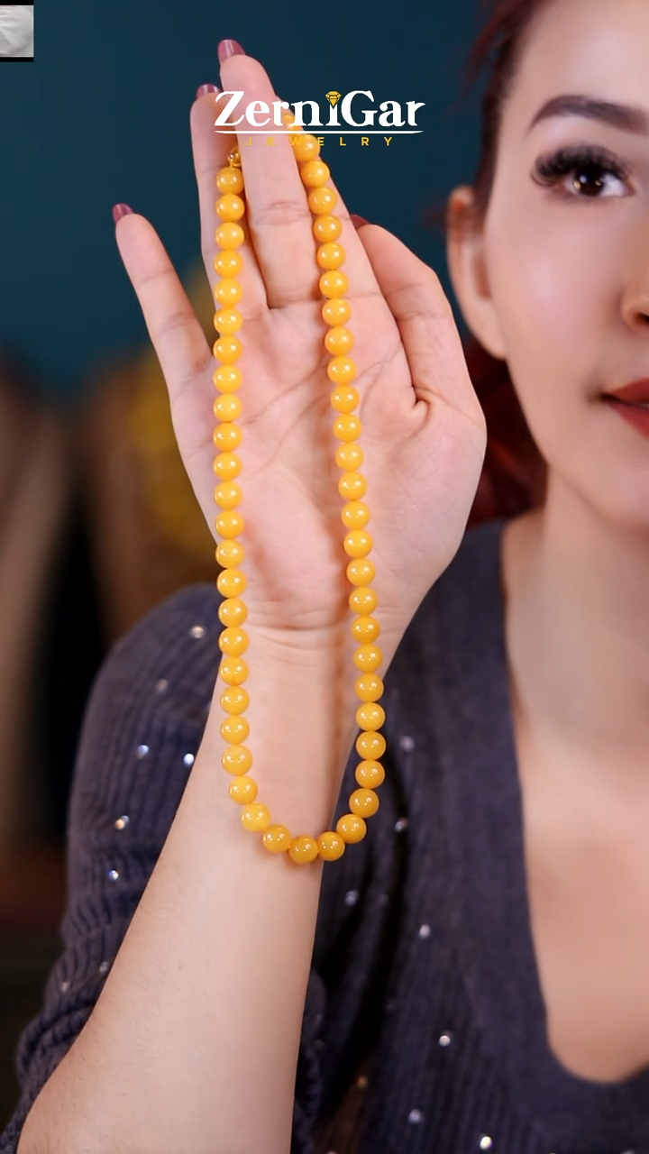 【闪购商品】琥珀颈饰未镶嵌天然琥珀项链