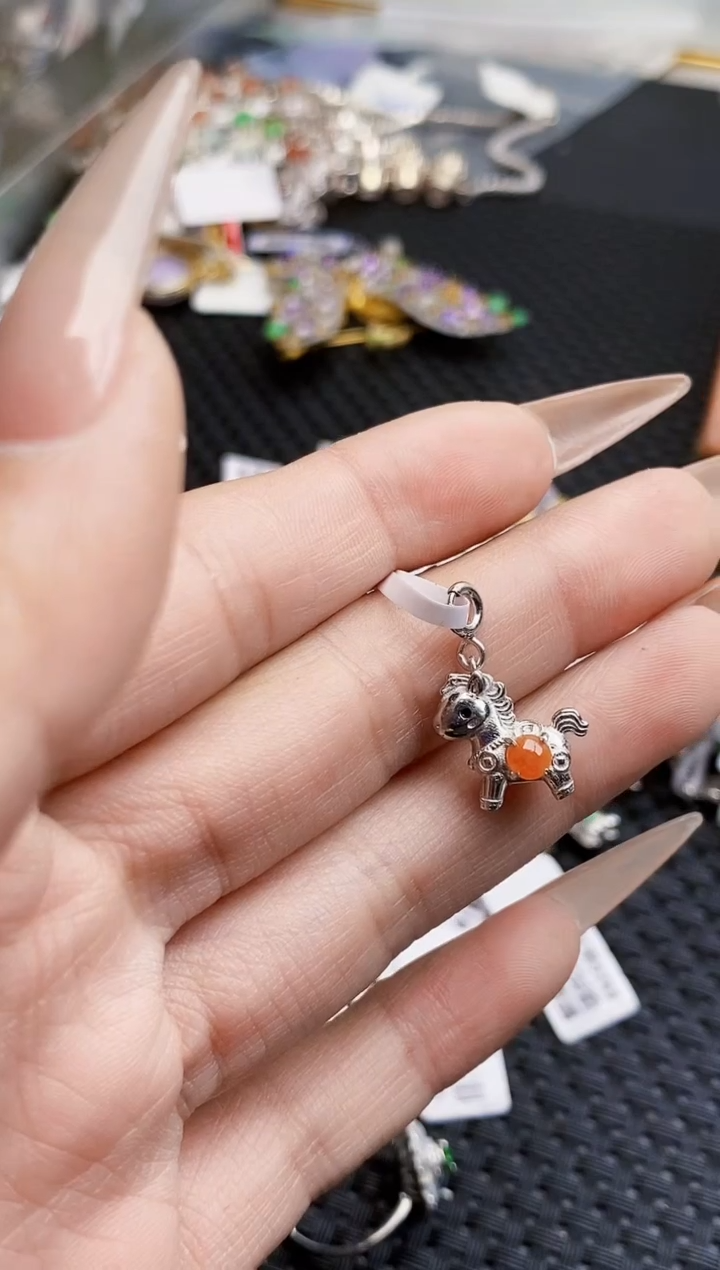 银S925镶嵌戒指翡翠2280