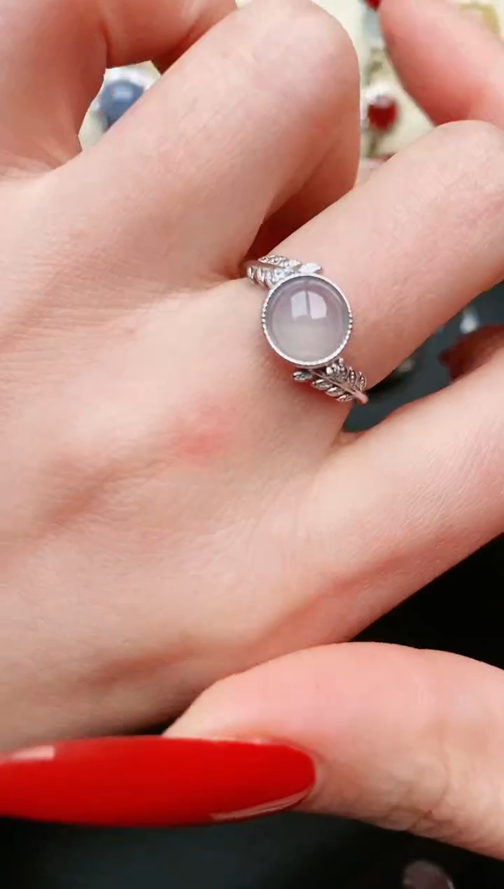 【闪购商品】翡翠戒指银S925镶嵌....