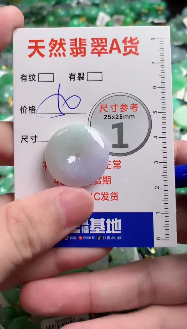 翡翠未镶嵌颈饰24001380