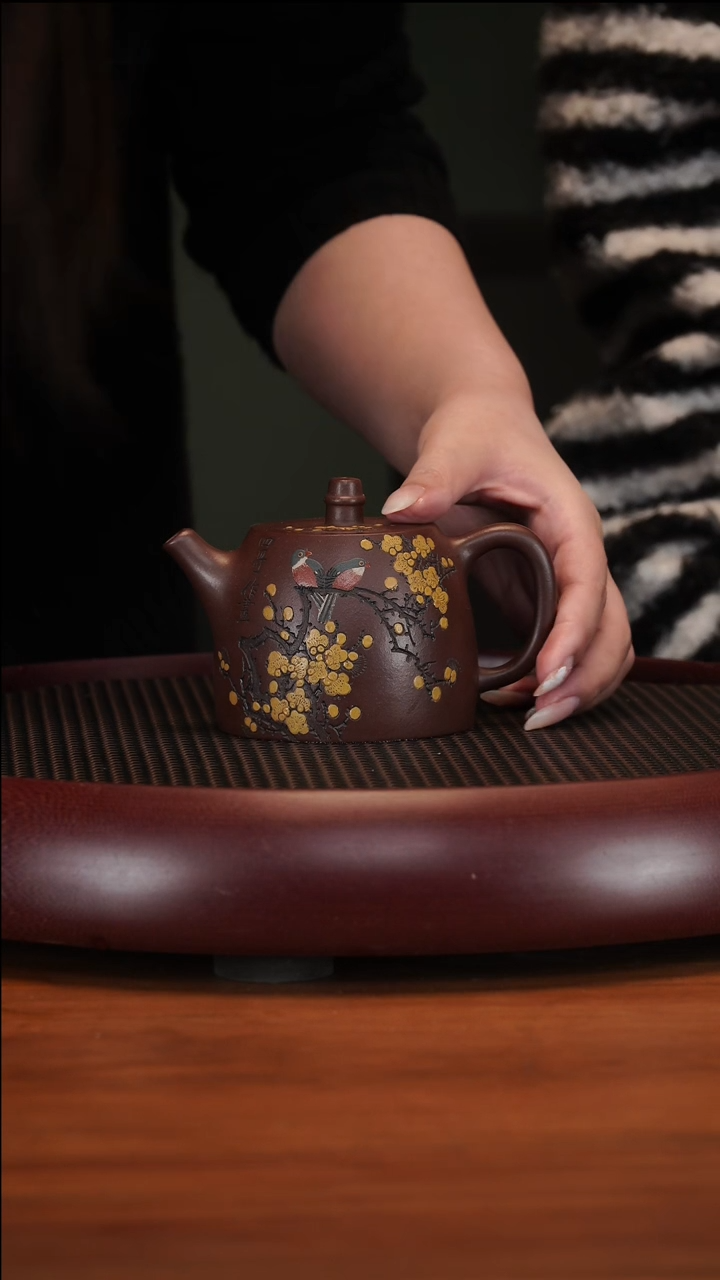 【闪购商品】紫砂茶壶2100XXW汉铎汉棠紫泥250cc