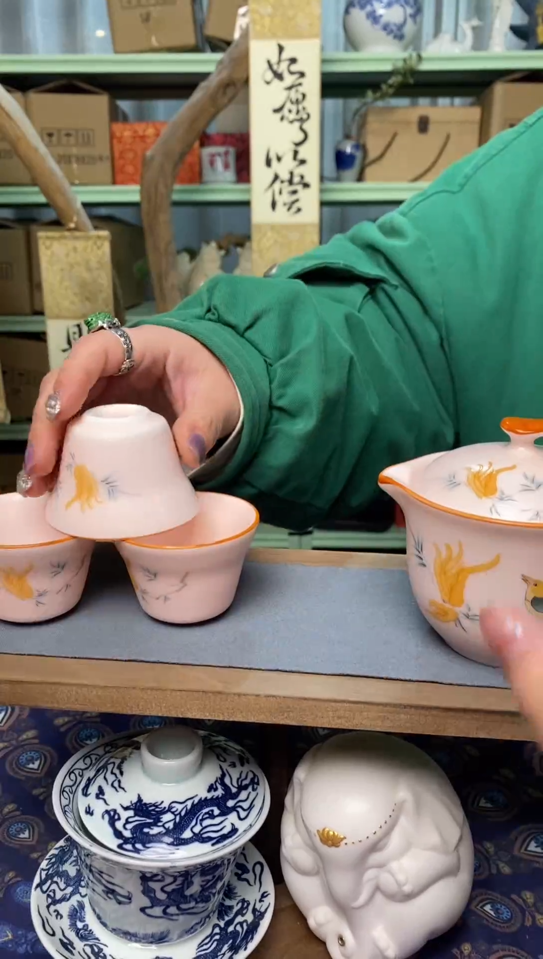 【闪购商品】盖碗赢鱼优选陶瓷陶瓷陶瓷陶瓷