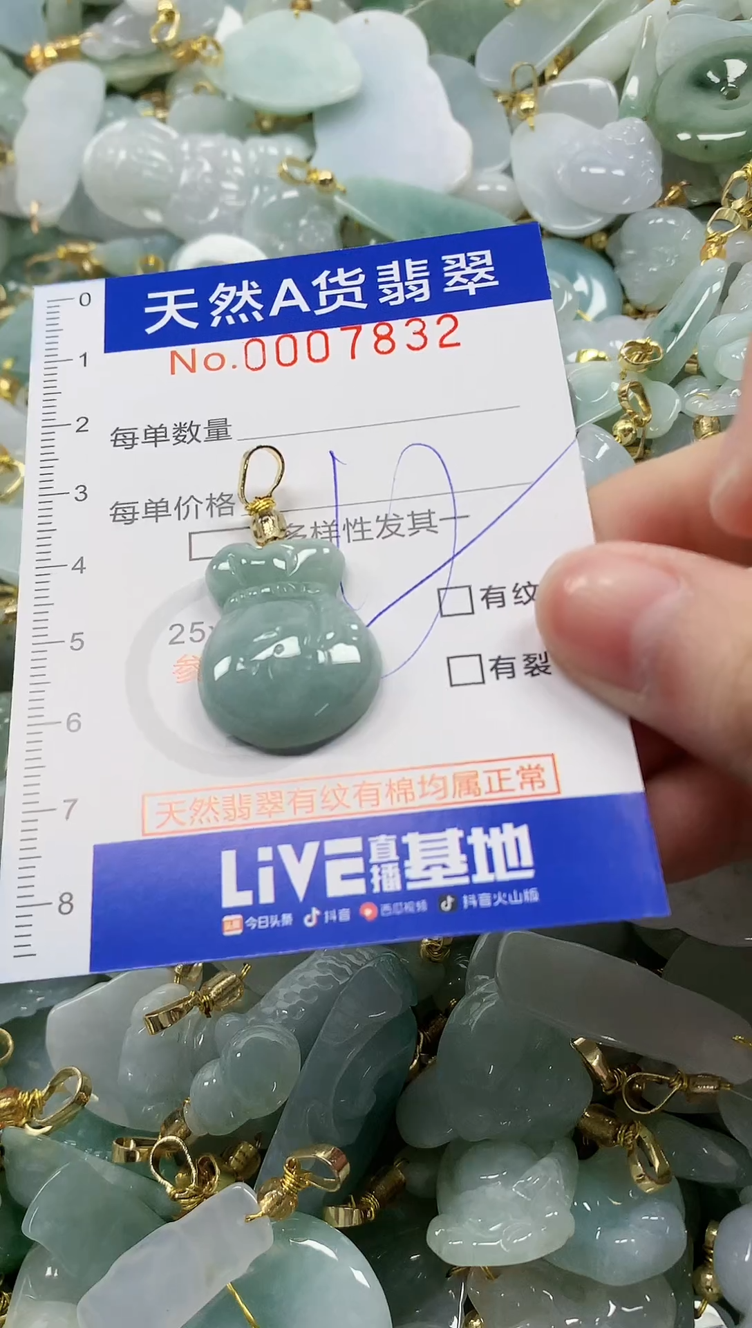 颈饰未镶嵌翡翠纯天然a货翡翠