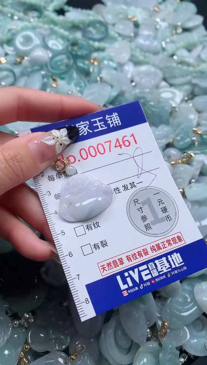 颈饰未镶嵌翡翠7461