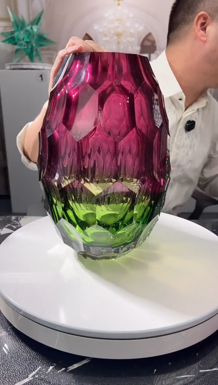 琉璃巴比特美学 金红caorle果盘
