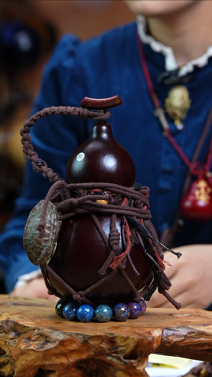 【闪购商品】86—光岳葫天然大漆酒葫芦不含漆珠