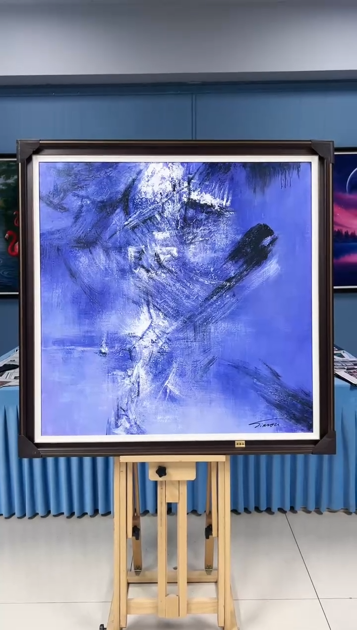 油画陶宗健-100*100尺寸-油画作品
