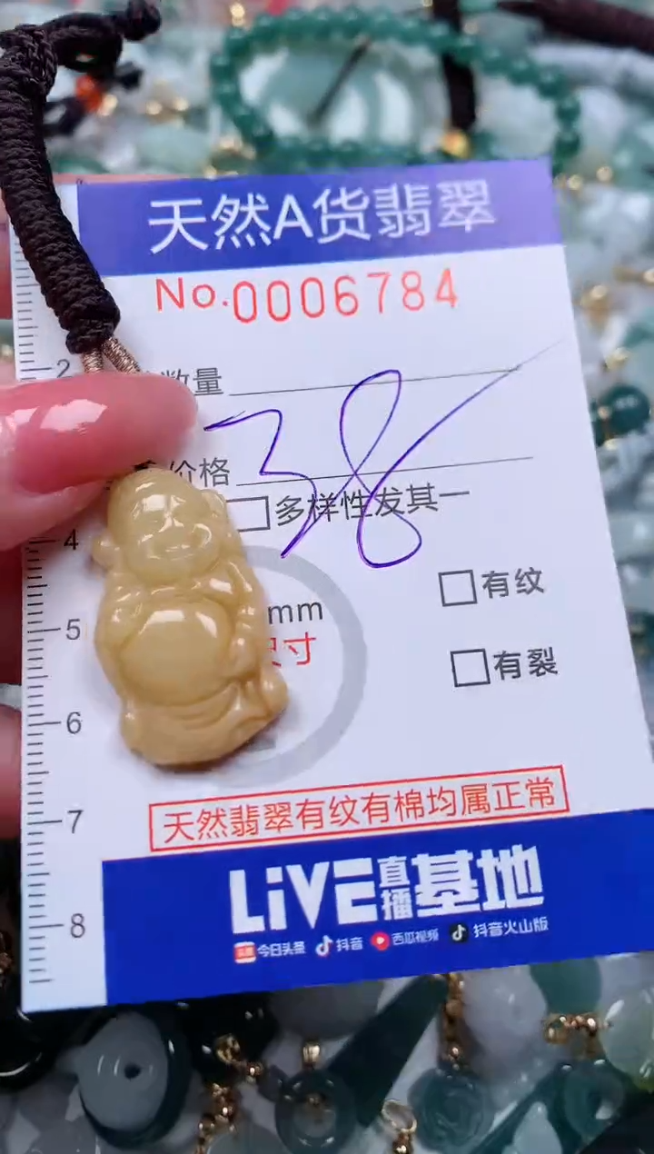 【闪购商品】翡翠颈饰未镶嵌00006784