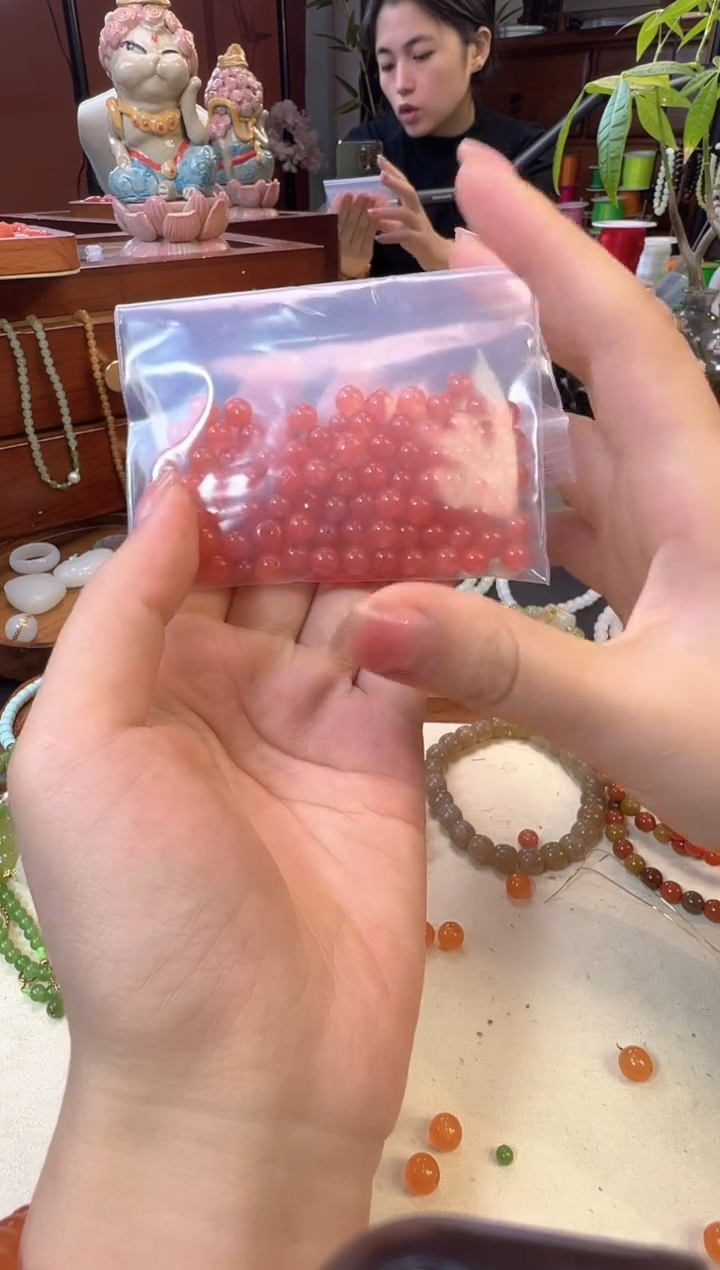 未镶嵌散珠南红玛瑙南红