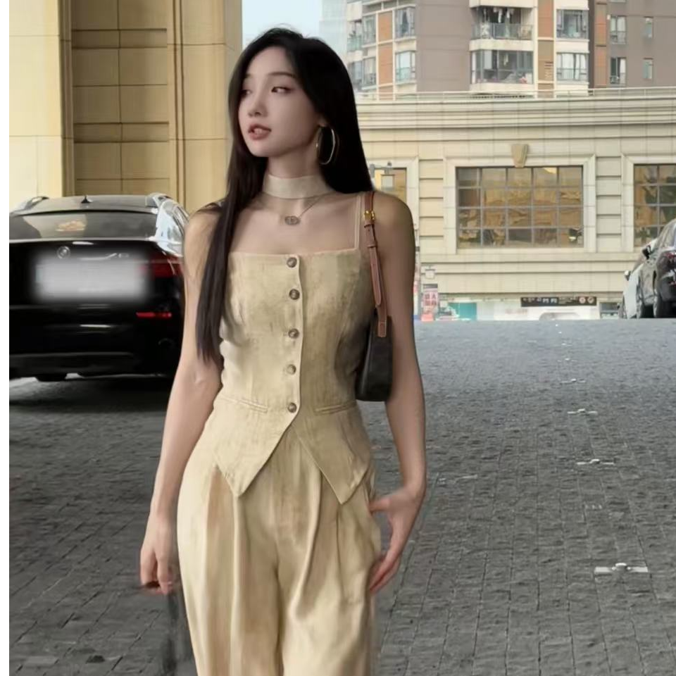 Molly定制【曼乐之城】街头风少女风瑞丽风时尚套装8307