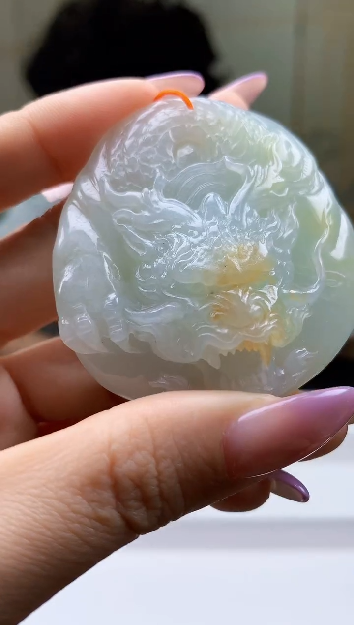 【闪购商品】定制翡翠未镶嵌4688ty-毛货挂件36