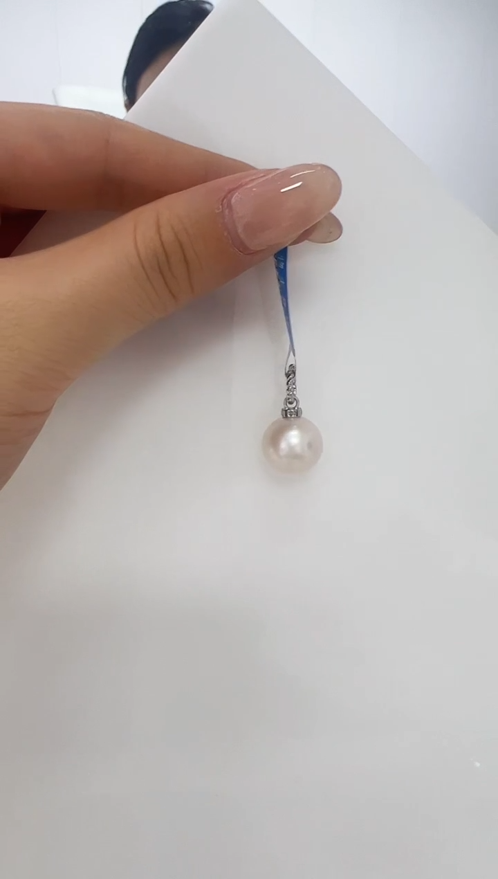 【闪购商品】淡水珍珠DA银S925镶嵌b510 吊坠12