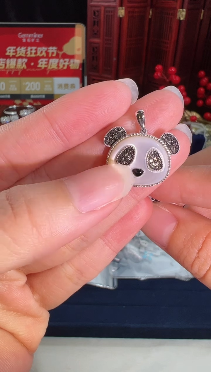 【闪购商品】钻石颈饰18K金镶嵌BN11578#-W#11