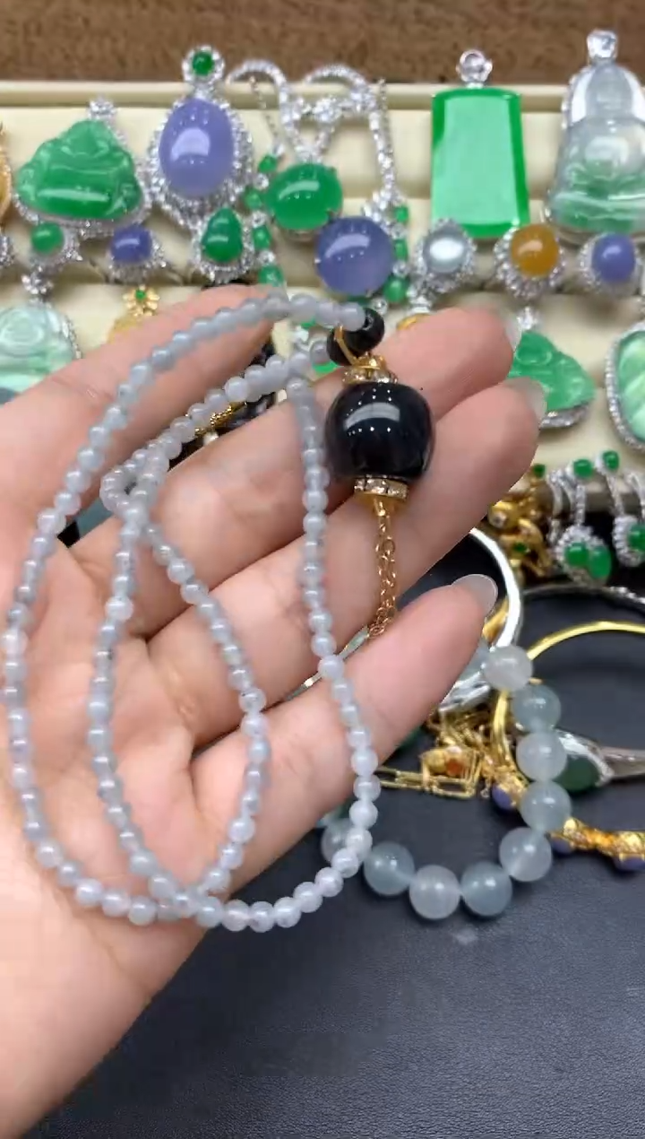 【闪购商品】翡翠颈饰18K金镶嵌196-中国好珍宝