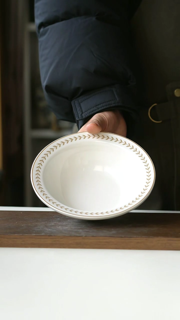 【闪购商品】陶瓷月桂棕酸奶碗@4-2@