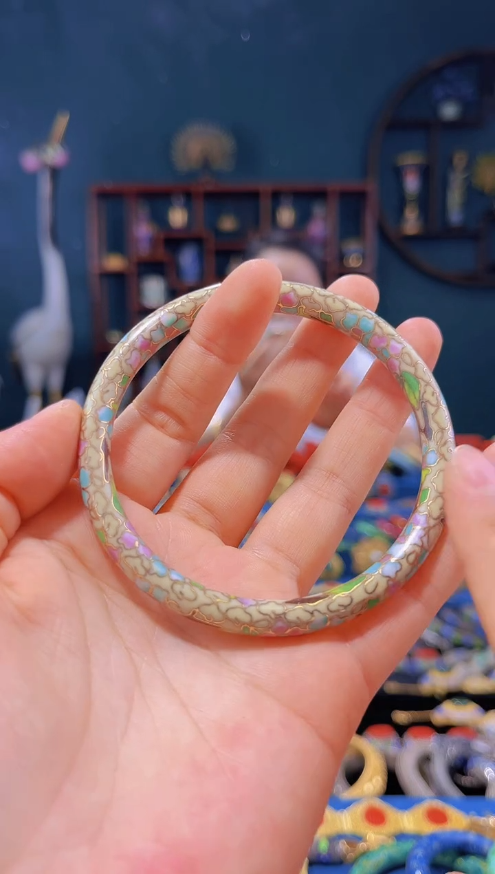 【闪购商品】非遗绝技 景泰蓝手镯 米 58-64