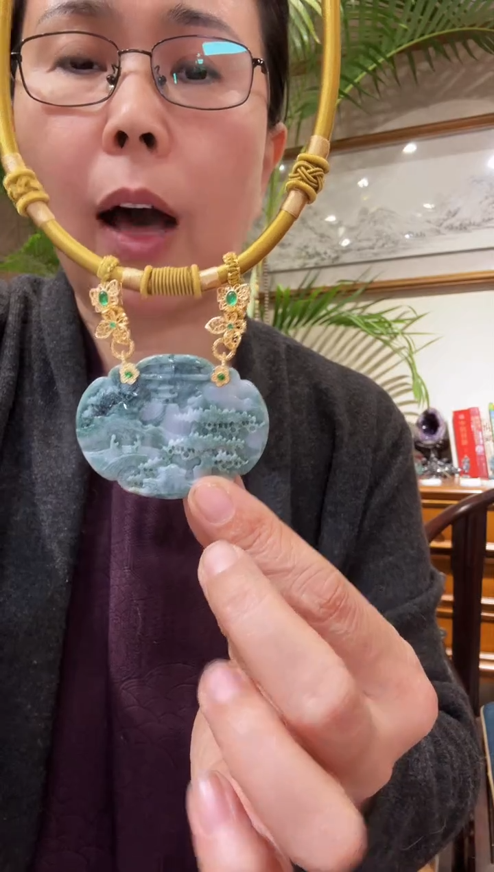 【闪购商品】翡翠颈饰未镶嵌国风