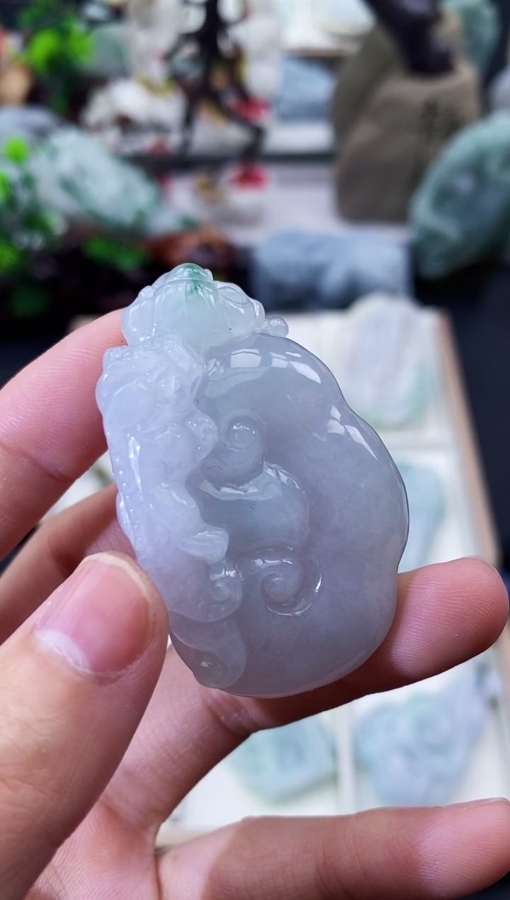 颈饰未镶嵌翡翠天然缅甸A货翡翠