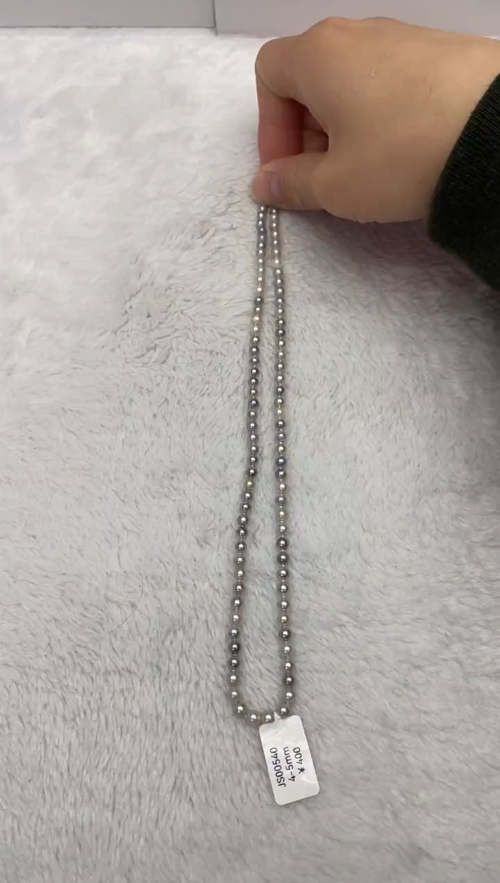【闪购商品】海水珍珠颈饰未镶嵌AK真多麻4-5mm（多样性发一）