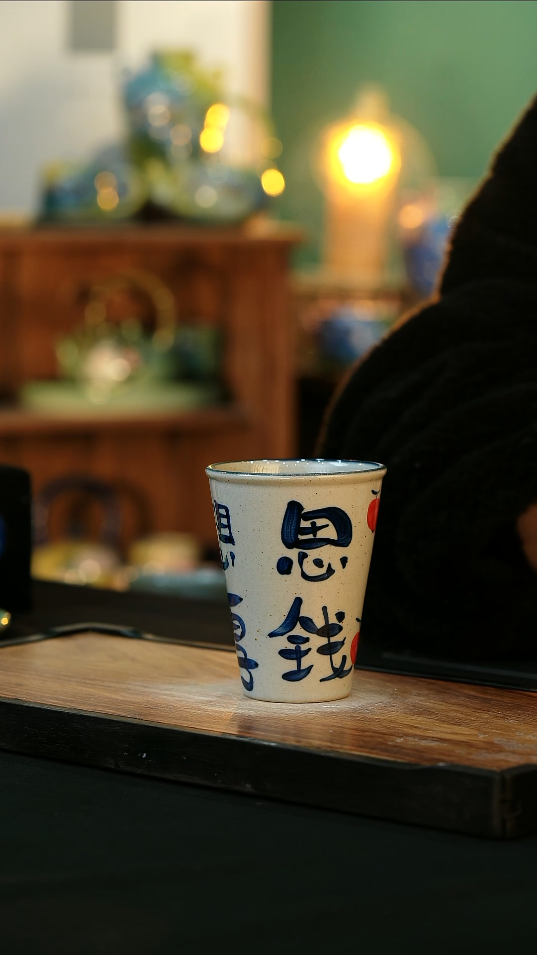 【闪购商品】杯手绘心瓷陶瓷浮力