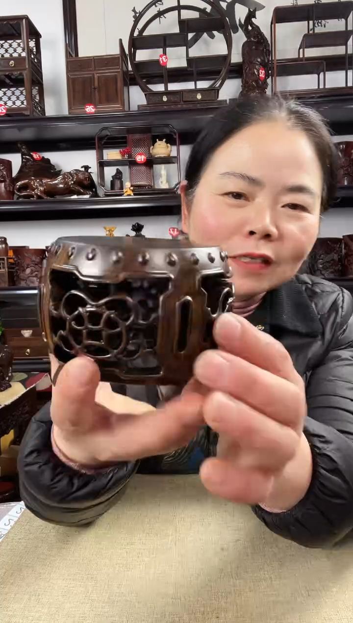 木老李红木工艺品新鼓