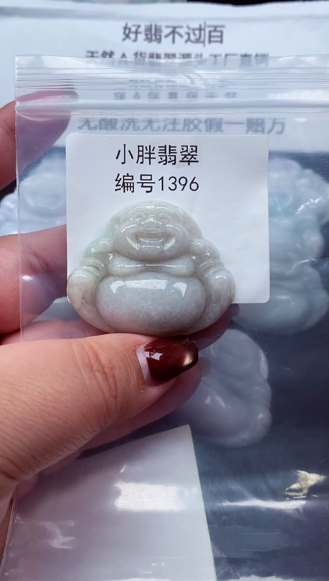 颈饰未镶嵌翡翠缅甸天然A货翡翠1396