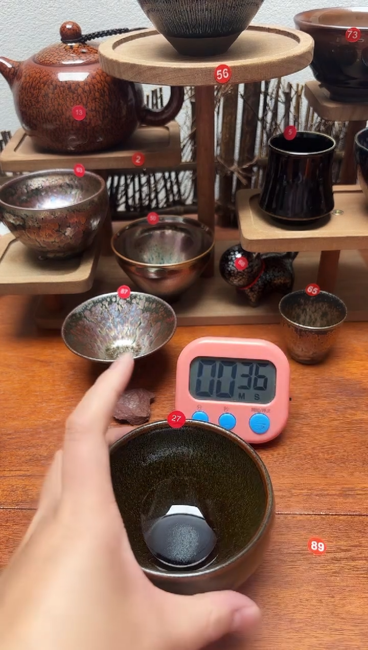 茶盏老*i27号建盏工匠茶器